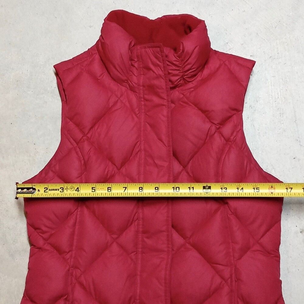 Eddie Bauer Goose Down Puffer Vest Womens Size XS Insulated Equestrian EB700 - Picture 7 of 8
